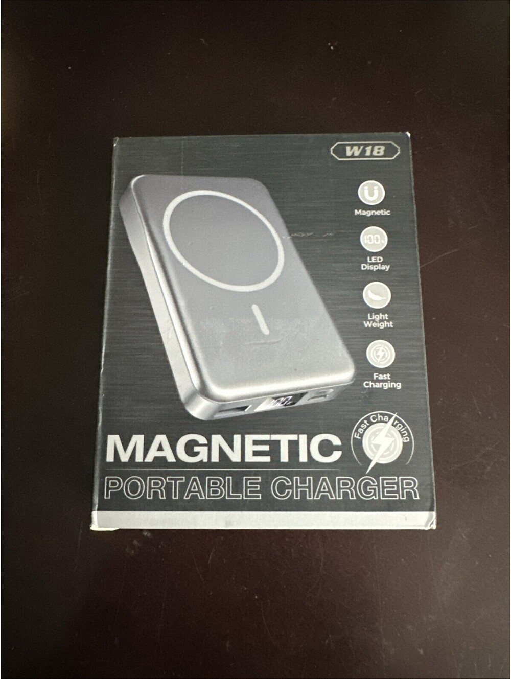 Magnetic 10000mAh Portable Charger W18 Power Bank